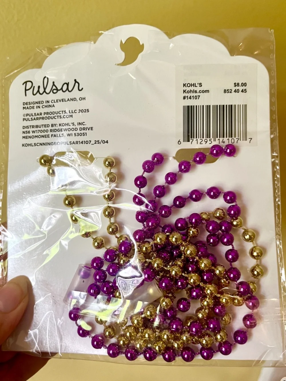 Pulsar beaded halloween
